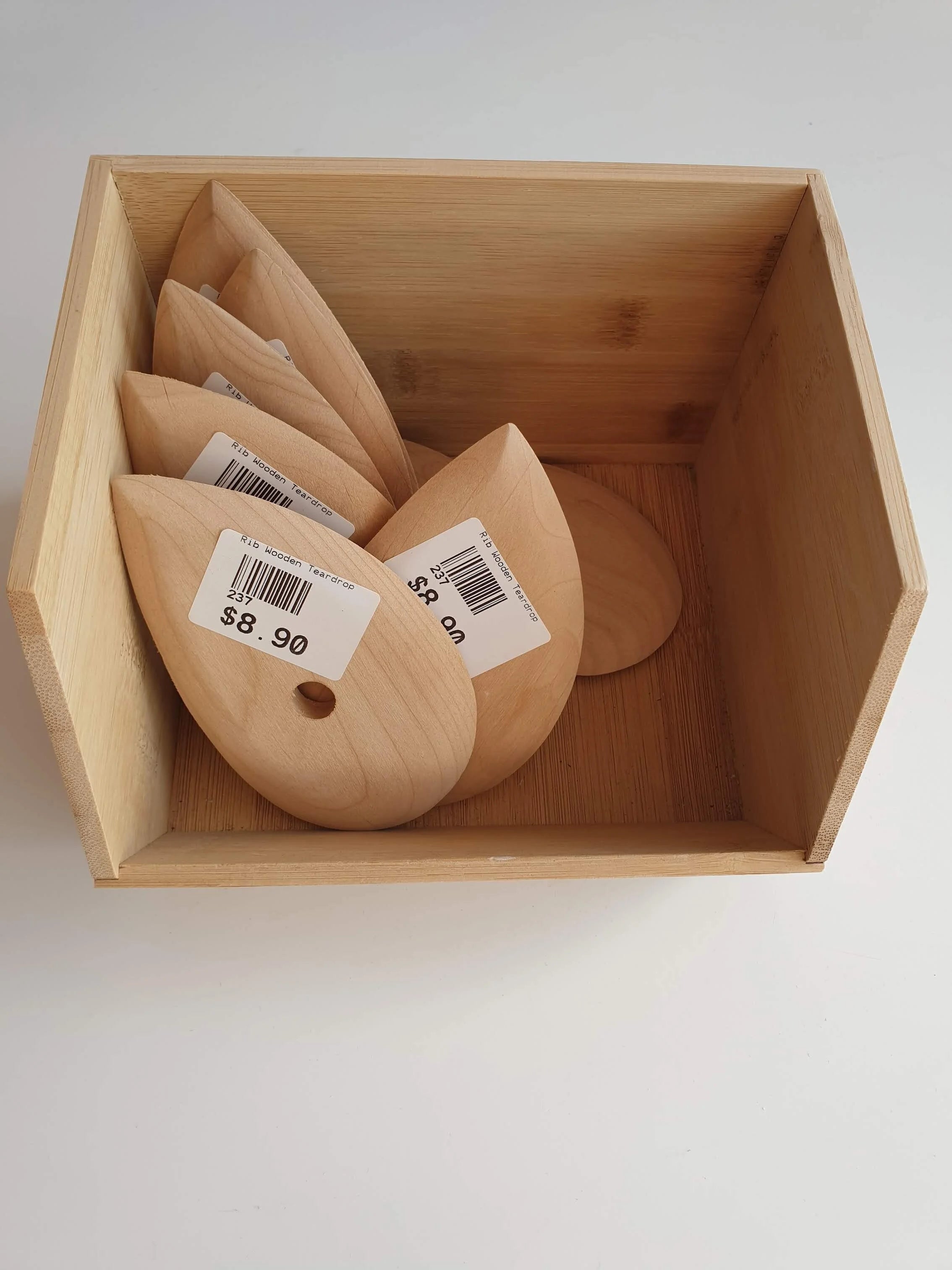 Wooden Teardrop Rib