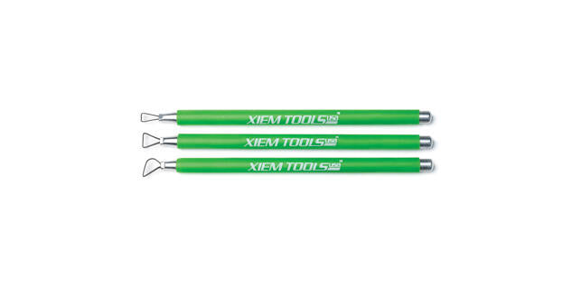Xiem Tools Heat Treated Mini Ribbon Sculpting Tool A (Set of 3)