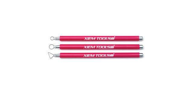 Xiem Tools Heat Treated Mini Ribbon Sculpting Tool B (Set of 3)