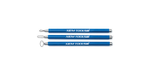 Xiem Tools Heat Treated Mini Ribbon Sculpting Tool C (Set of 3)