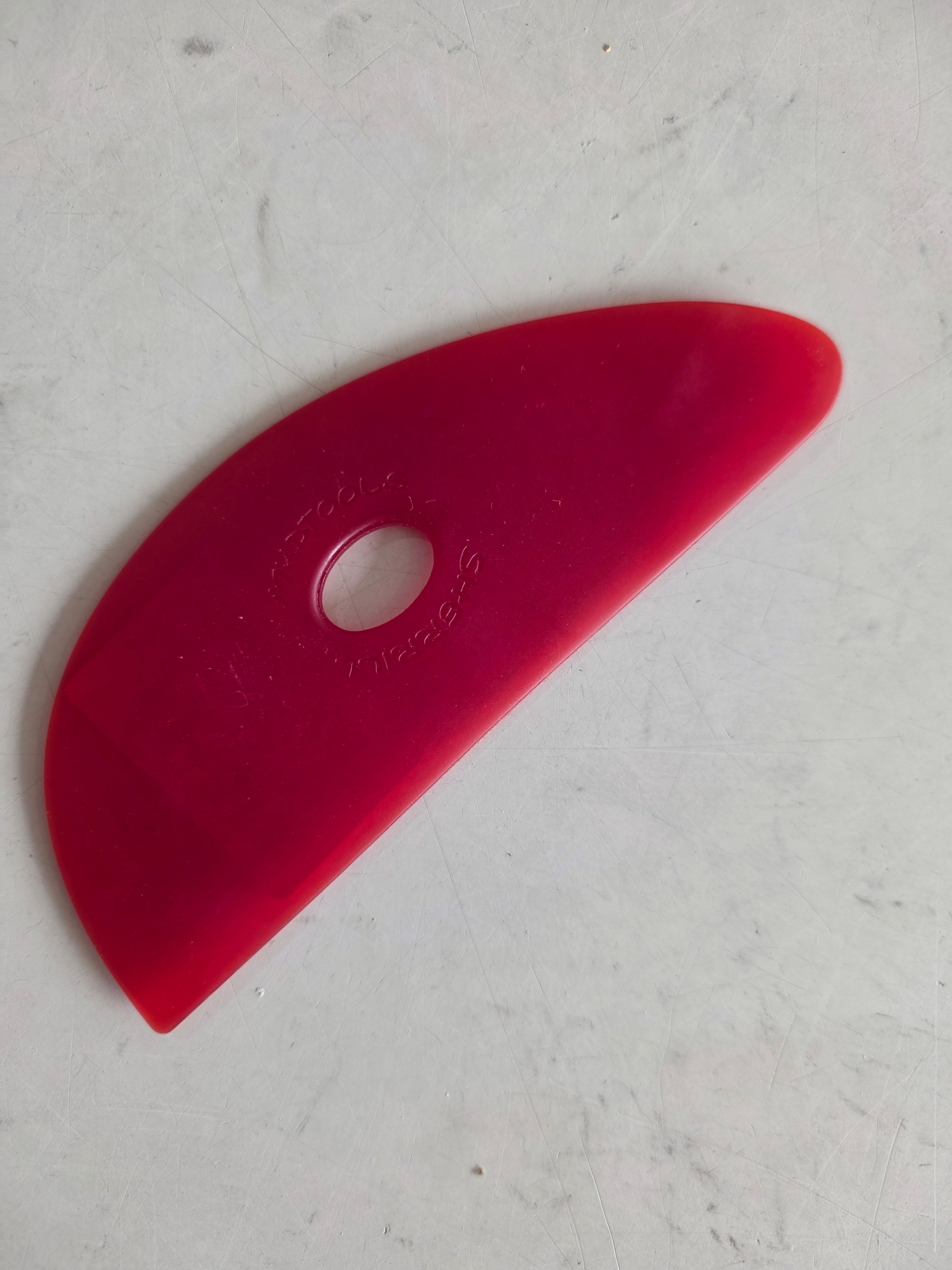 Mudtools Red Rib #3 Half Teardrop