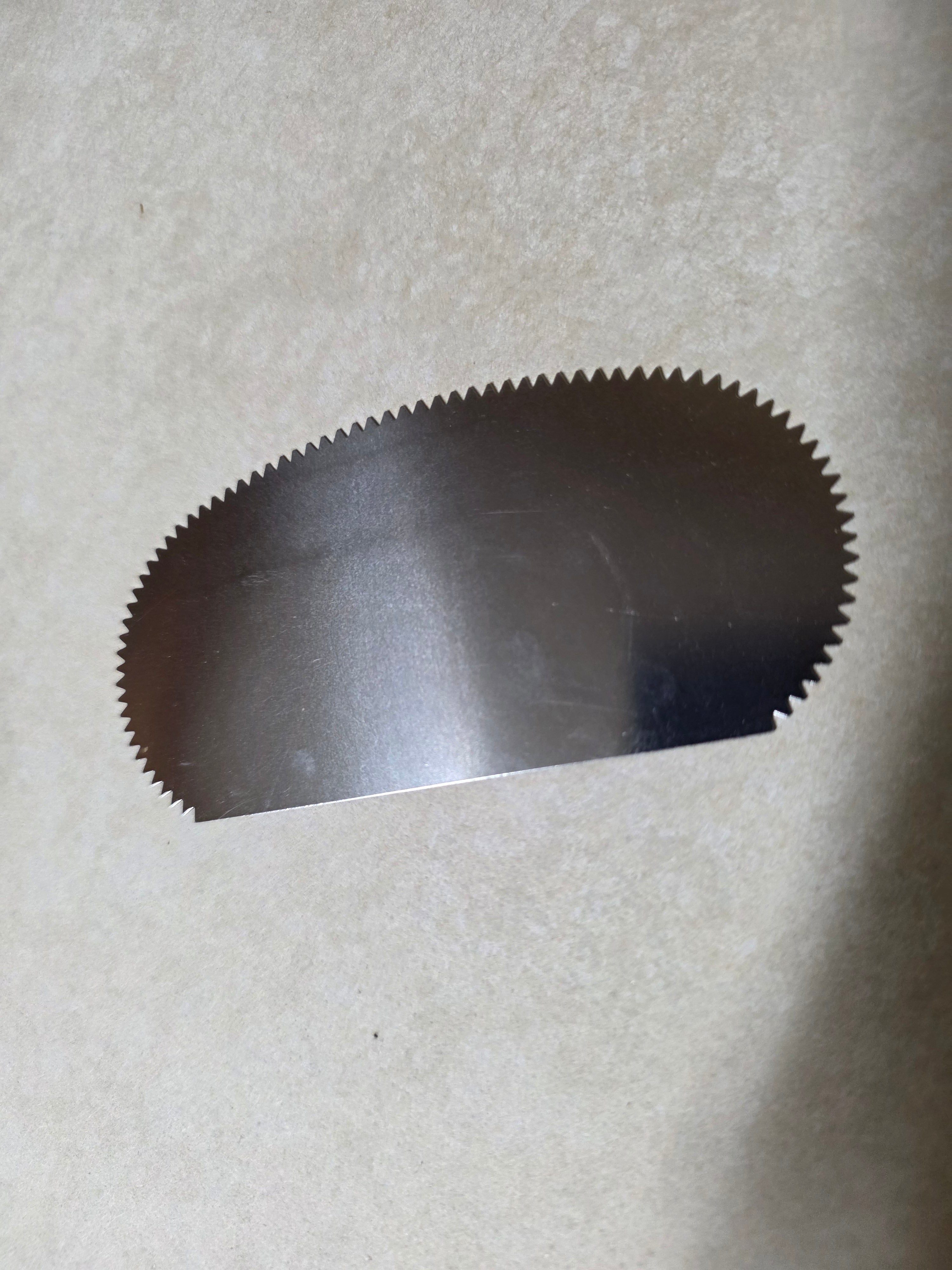 Steel Serrated Kidney P26#5